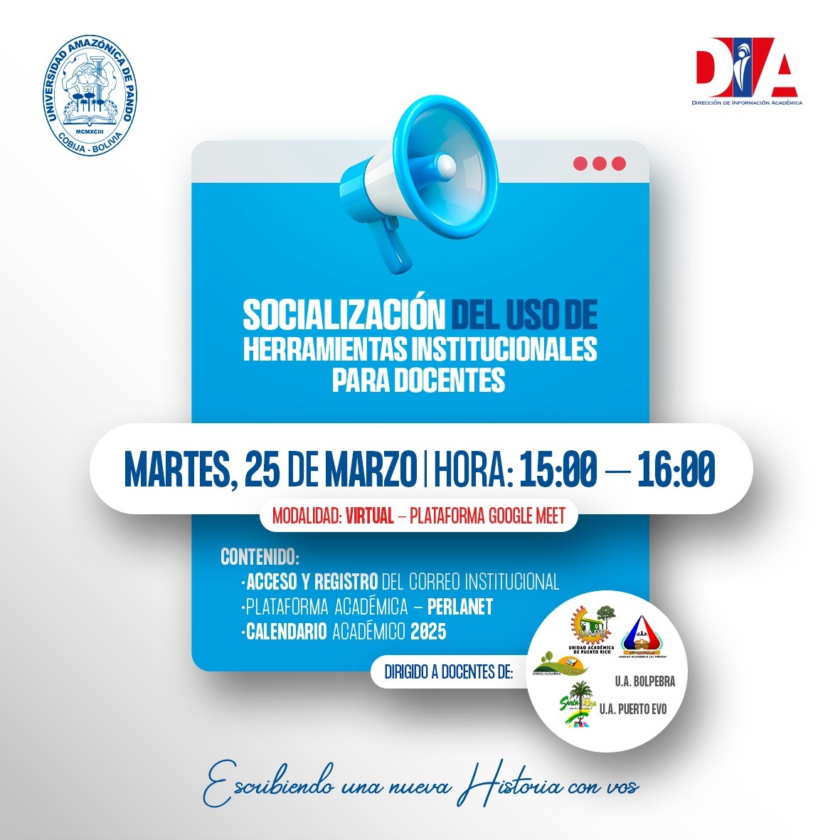 SOCIALIZACION DEL USO DE HERRAMINETAS INSTITUCIONALES PARA DOCENTES